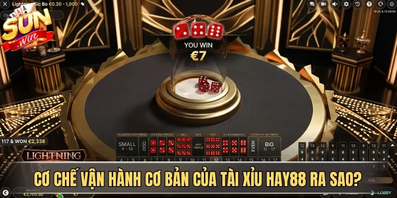 Cơ chế vận hành cơ bản của Tài Xỉu HAY88 ra sao?