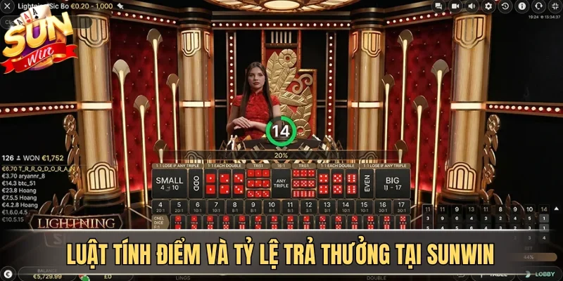 Luật tính điểm và tỷ lệ trả thưởng tại SUNWIN 