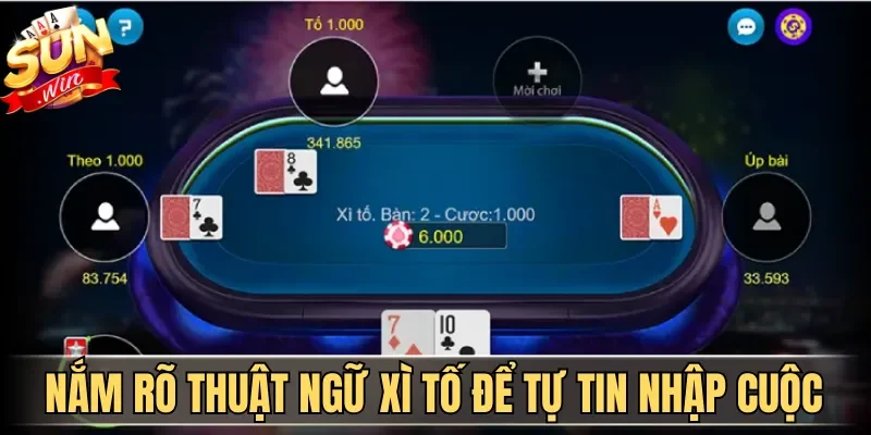 Nắm rõ thuật ngữ Xì Tố để tự tin nhập cuộc