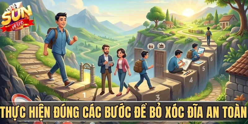 Thực hiện đúng các bước để bỏ xóc đĩa an toàn