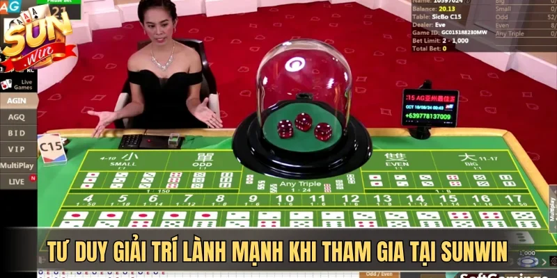 Hướng Dẫn Bỏ Tài Xỉu Và Những Nguyên Tắc Cần Ghi Nhớ 2 Sunwin Tư duy giải trí lành mạnh khi tham gia tại SUNWIN